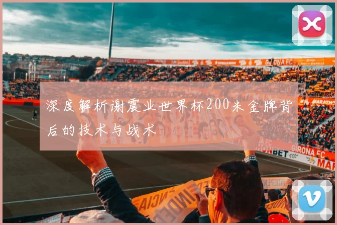 深度解析谢震业世界杯200米金牌背后的技术与战术