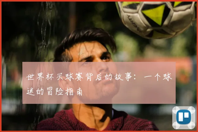 世界杯买球赛背后的故事:一个球迷的冒险指南